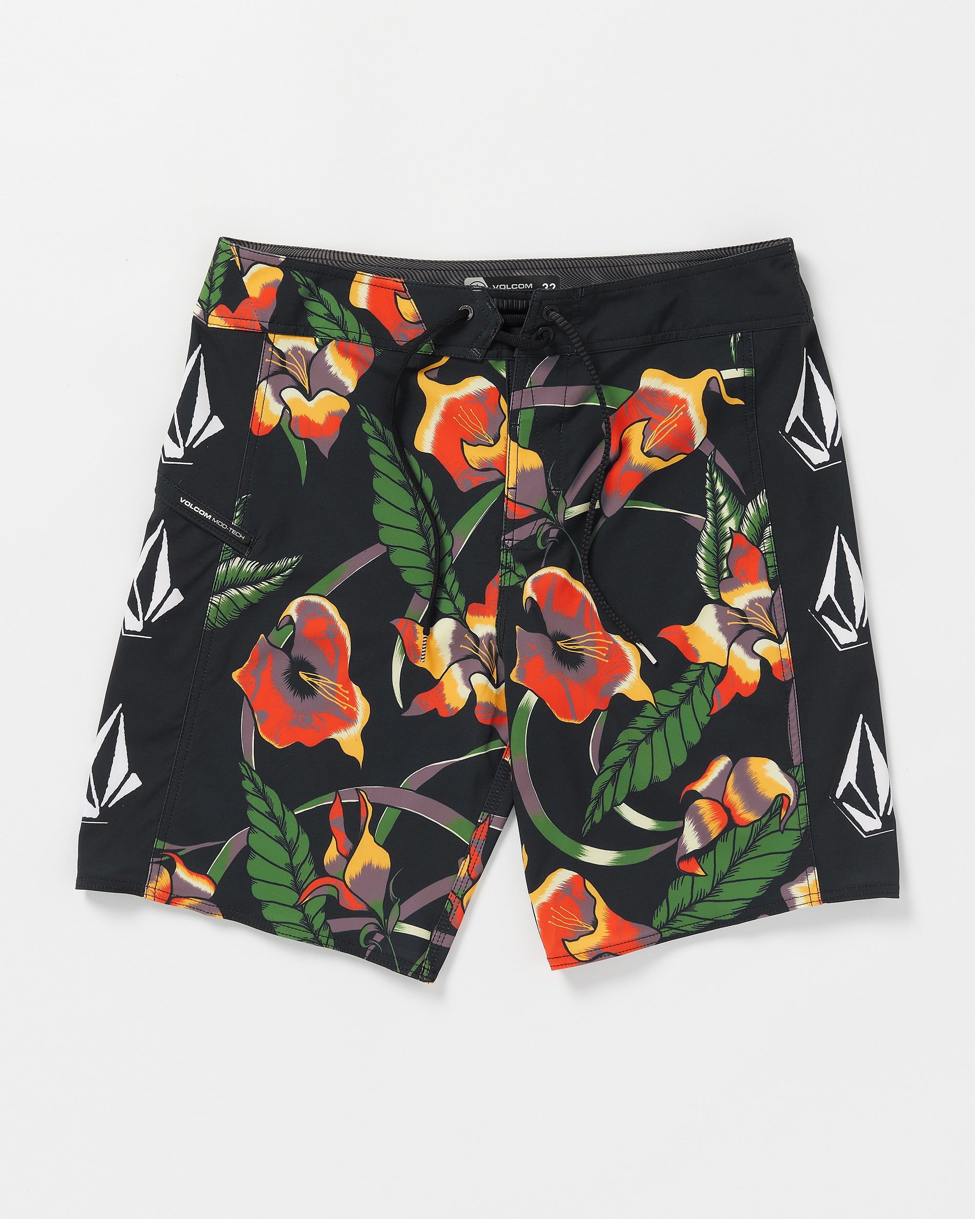 Men's Mod Ultra Navy shops + Red Floral Short Short Swim Trunks