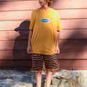 Funday Scallop Mod-Tech Boardshorts - Rust