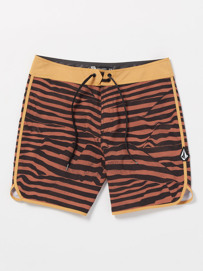 Funday Scallop Mod-Tech Boardshorts - Rust