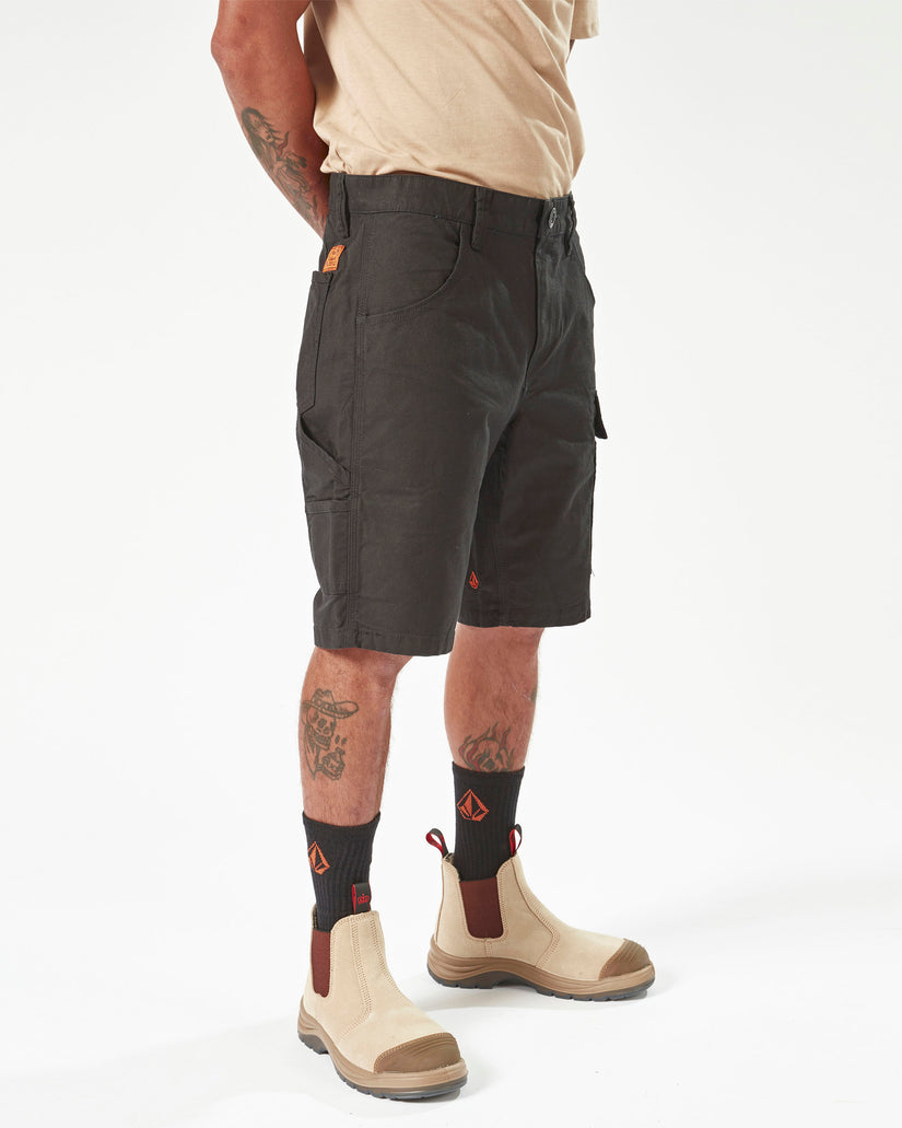 Volcom Workwear Caliper Work Shorts - Black