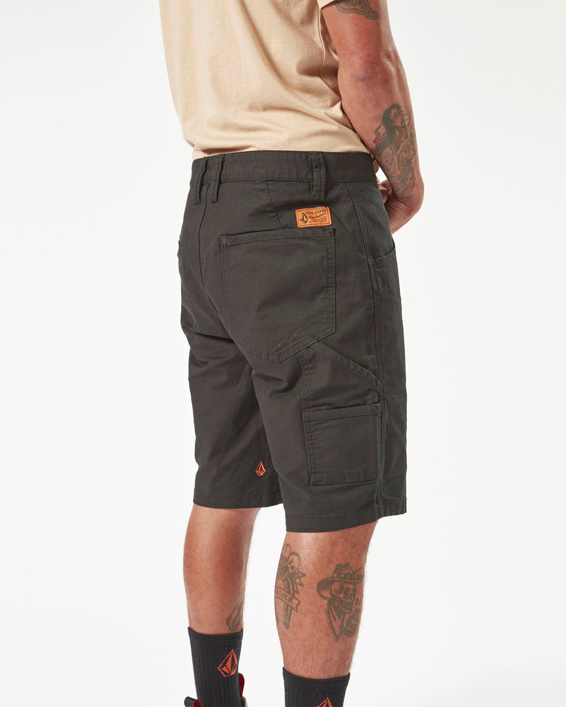 Volcom Workwear Caliper Work Shorts - Black