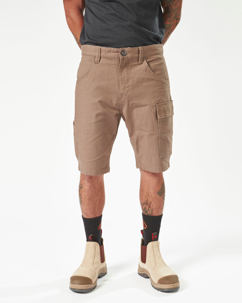 Volcom Workwear Caliper Work Shorts - Brindle