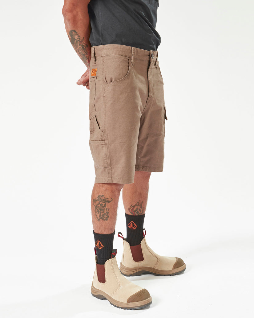 Volcom Workwear Caliper Work Shorts - Brindle