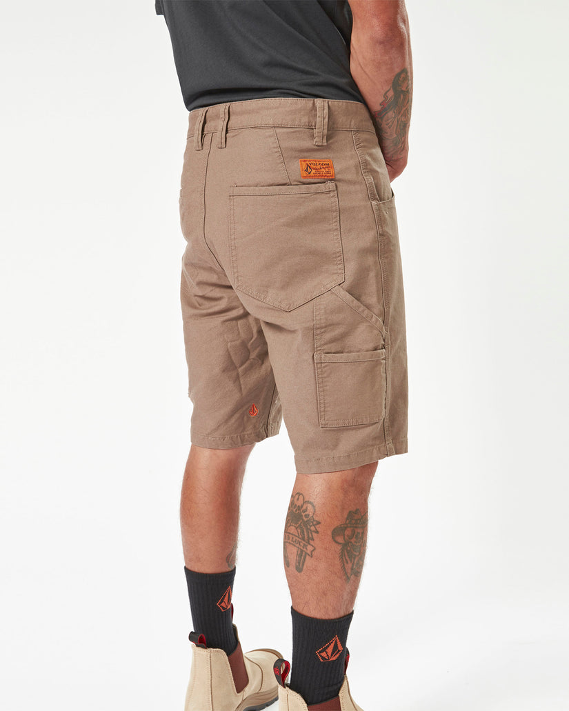 Volcom Workwear Caliper Work Shorts - Brindle