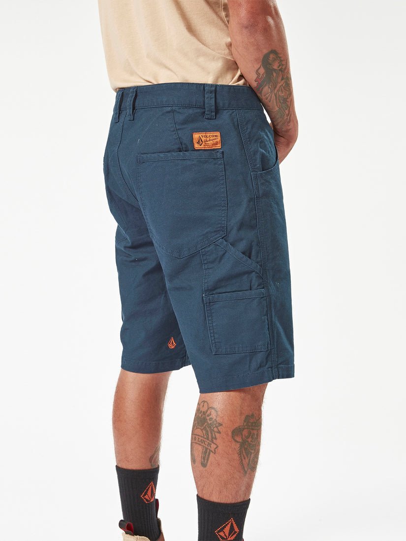 Volcom Workwear Caliper Work Shorts - Navy