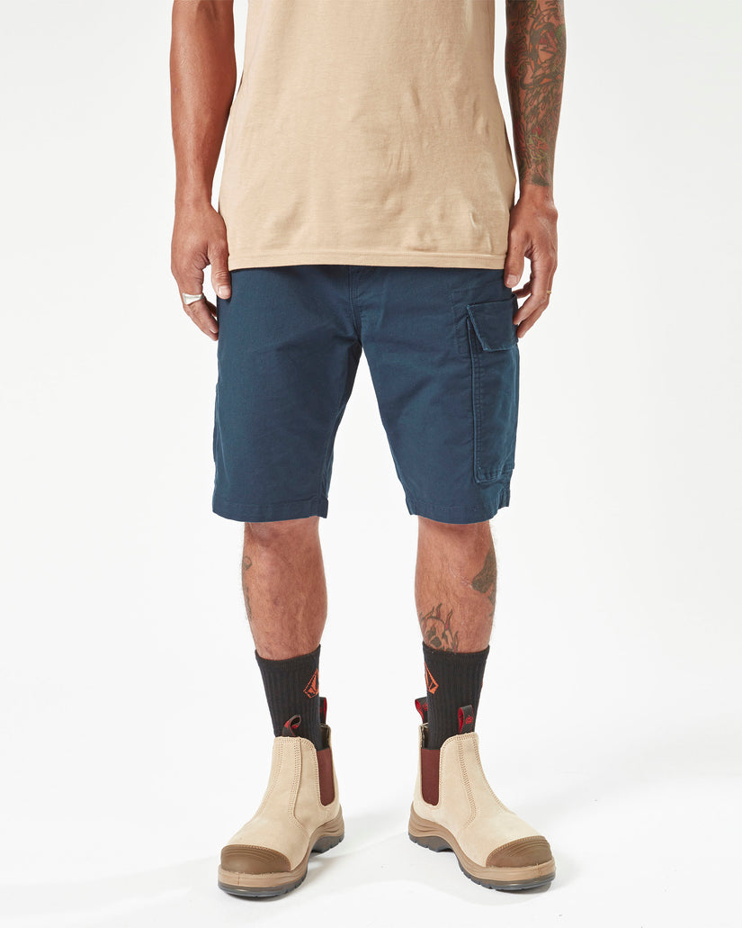 Volcom Workwear Caliper Work Shorts - Navy