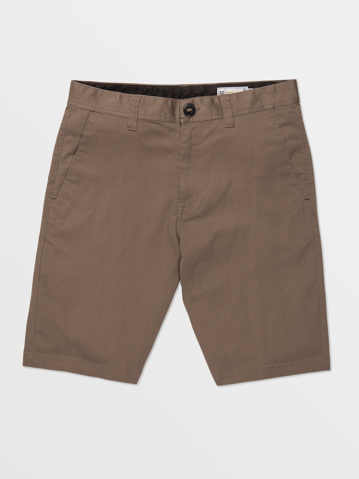 Frickin Elastic Waist Shorts - Dark Khaki – Volcom US