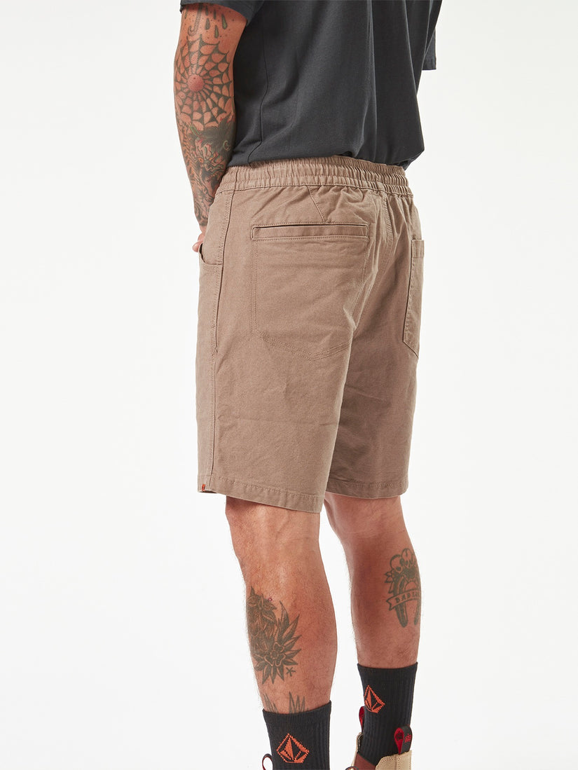 Volcom Workwear Caliper Elastic Waist Shorts - Brindle