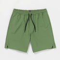 Saturdazze Elastic Waist Shorts - Dusty Green