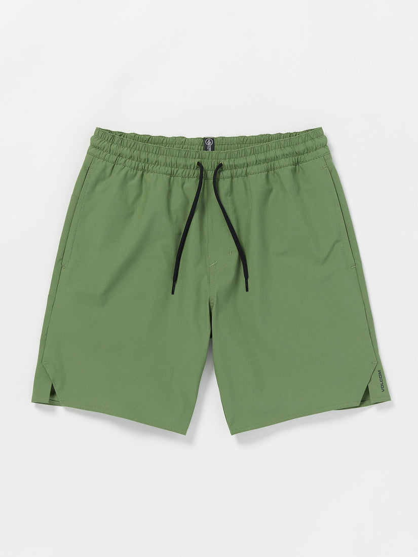 Saturdazze Elastic Waist Shorts - Dusty Green