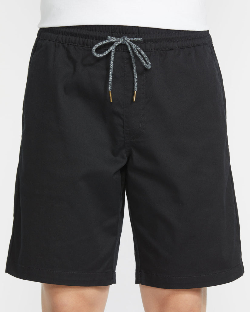 Frickin Elastic Waist Shorts - Black