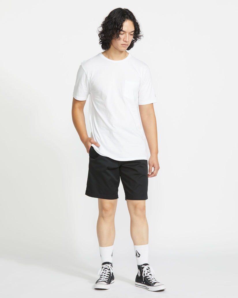 Frickin Elastic Waist Shorts - Black