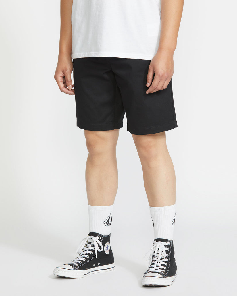 Frickin Elastic Waist Shorts - Black