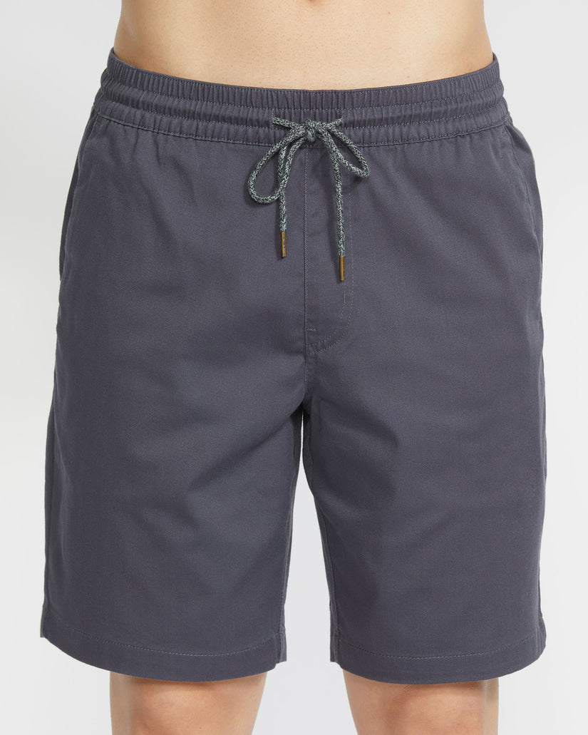 Frickin Elastic Waist Shorts - Charcoal