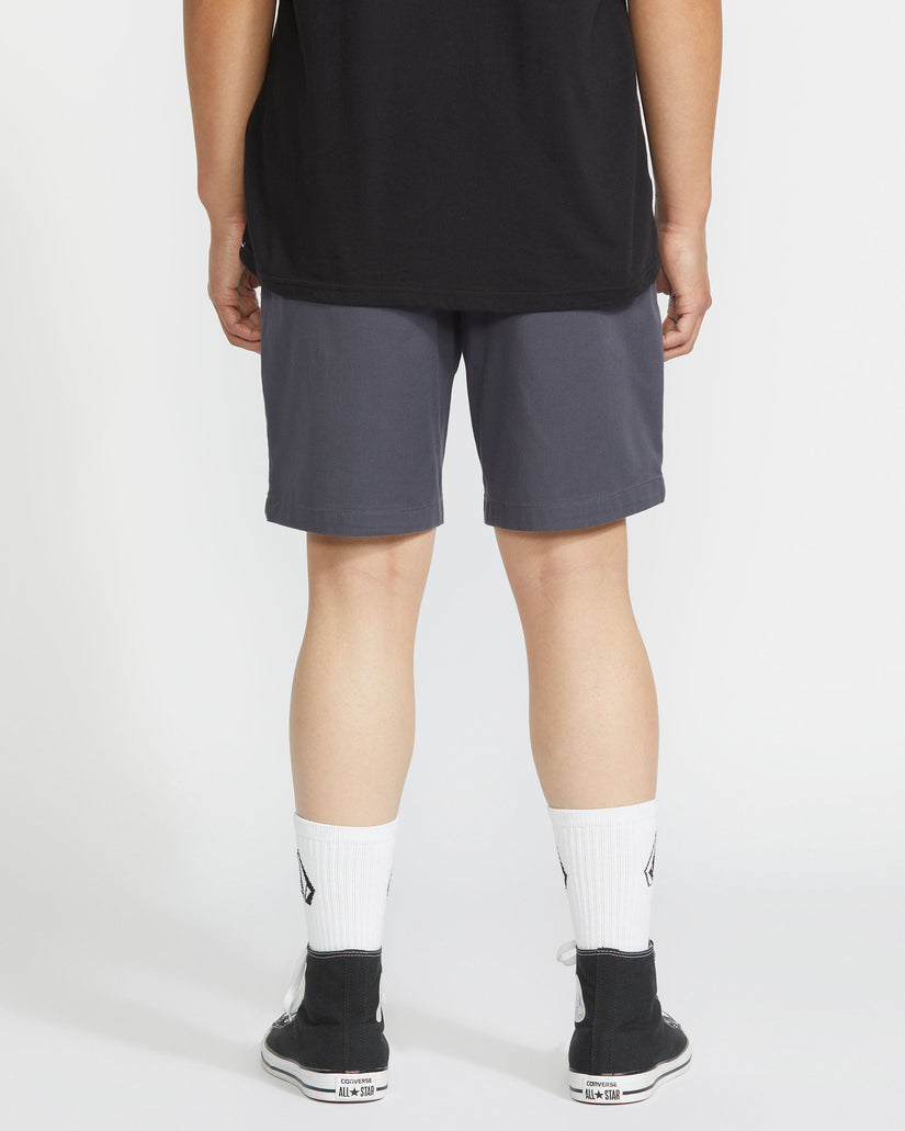 Frickin Elastic Waist Shorts - Charcoal