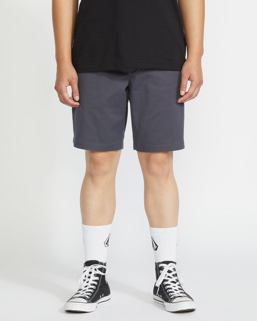 Frickin Elastic Waist Shorts - Charcoal