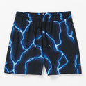 Featured Artist Travis Spinks Ascender Elastic Waist Shorts - Black