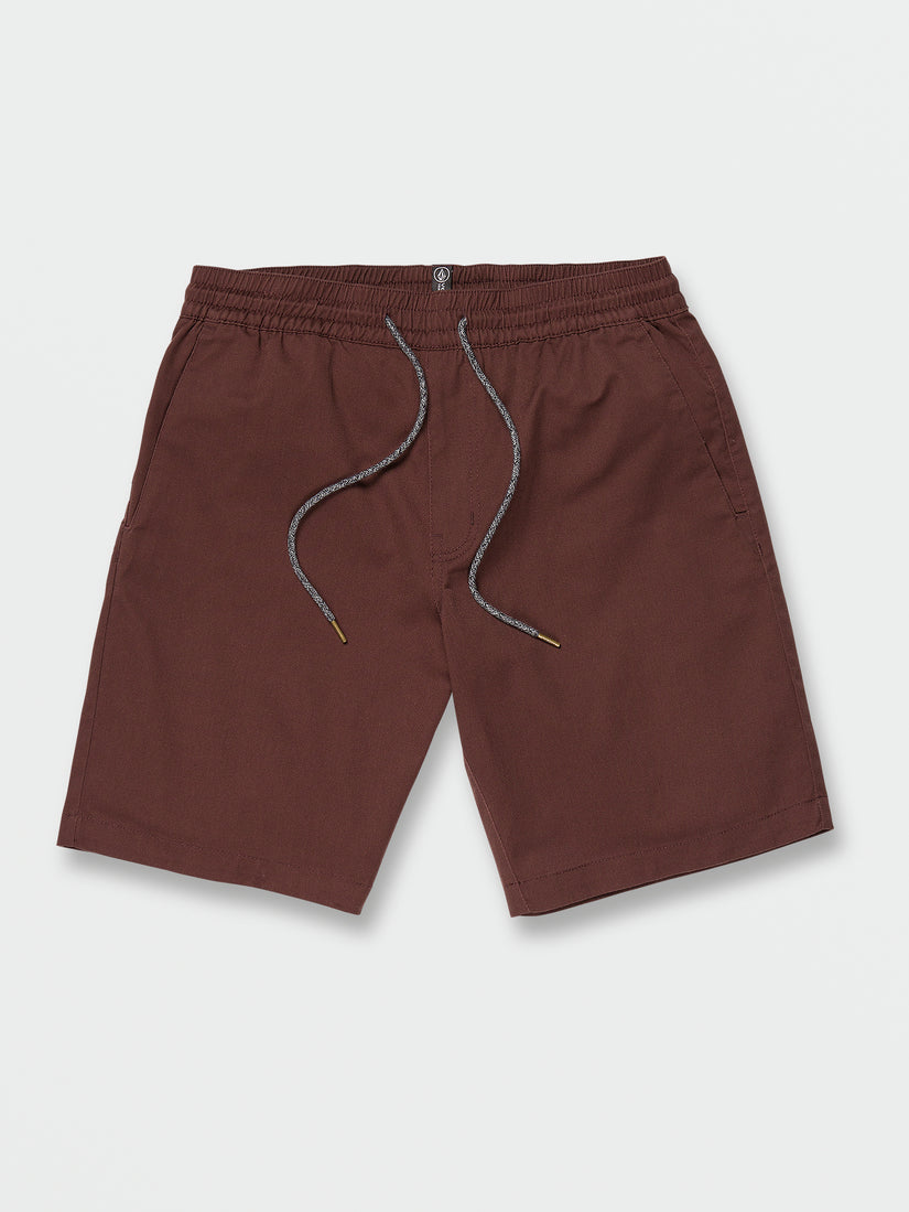 Frickin Elastic Waist Shorts - Mahogany