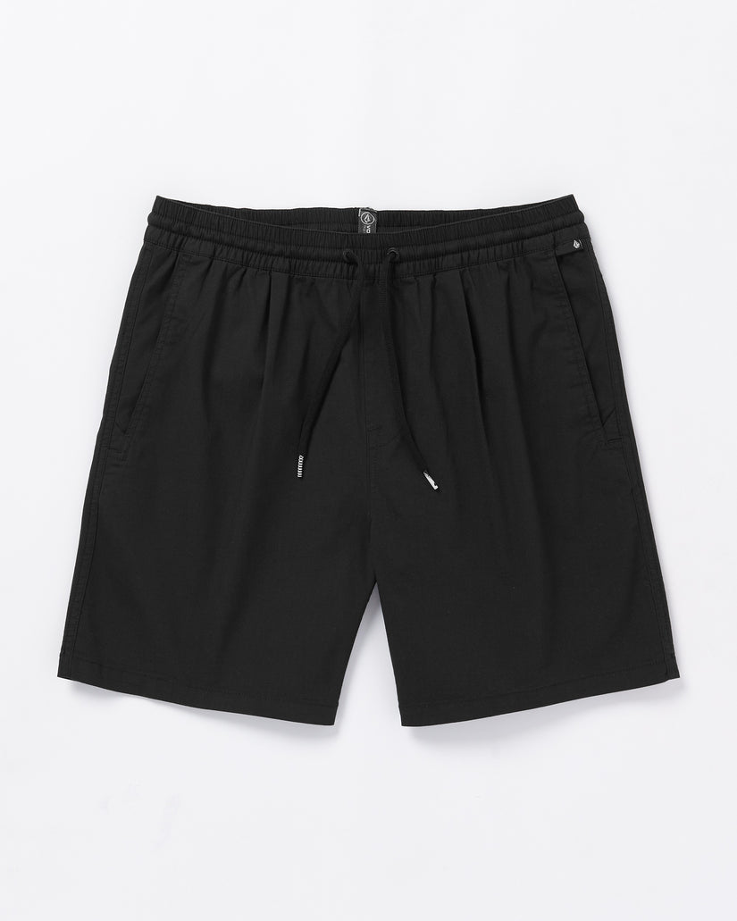 Villa Rue Elastic Waist Shorts - Black