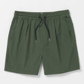 Villa Rue Elastic Waist Shorts - Squadron Green