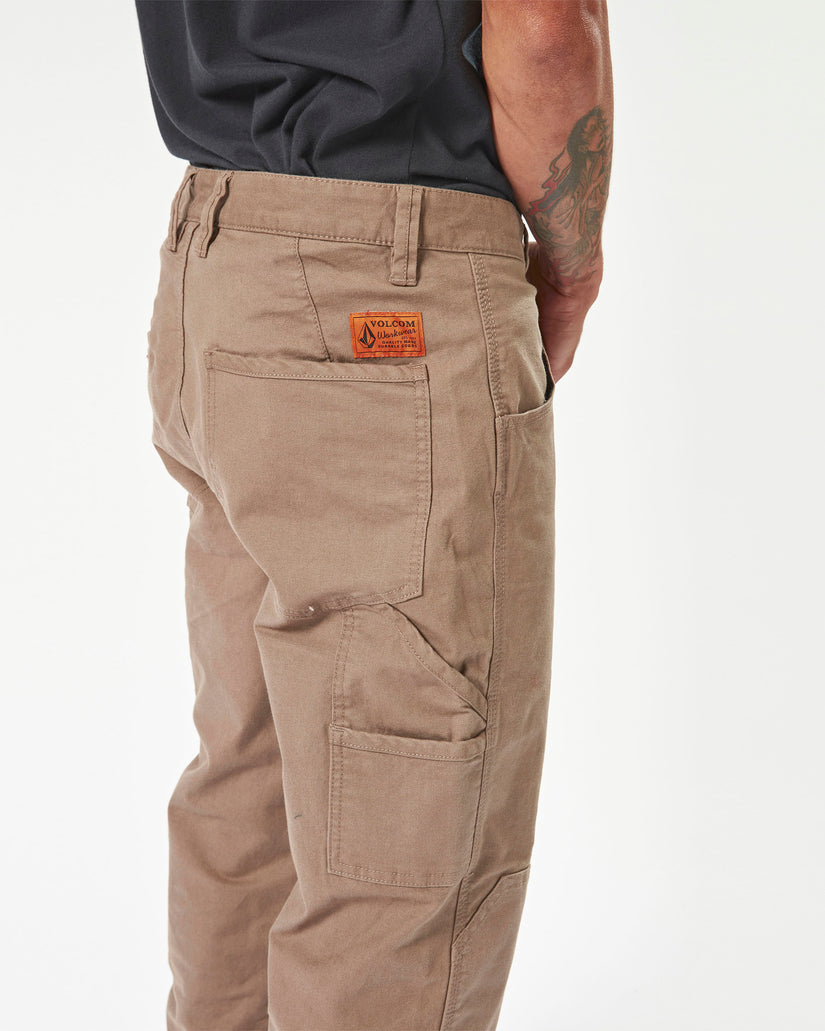 Volcom Workwear Caliper Work Pants - Brindle