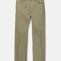 Solver 5 Pocket Slub Pants - Thyme Green