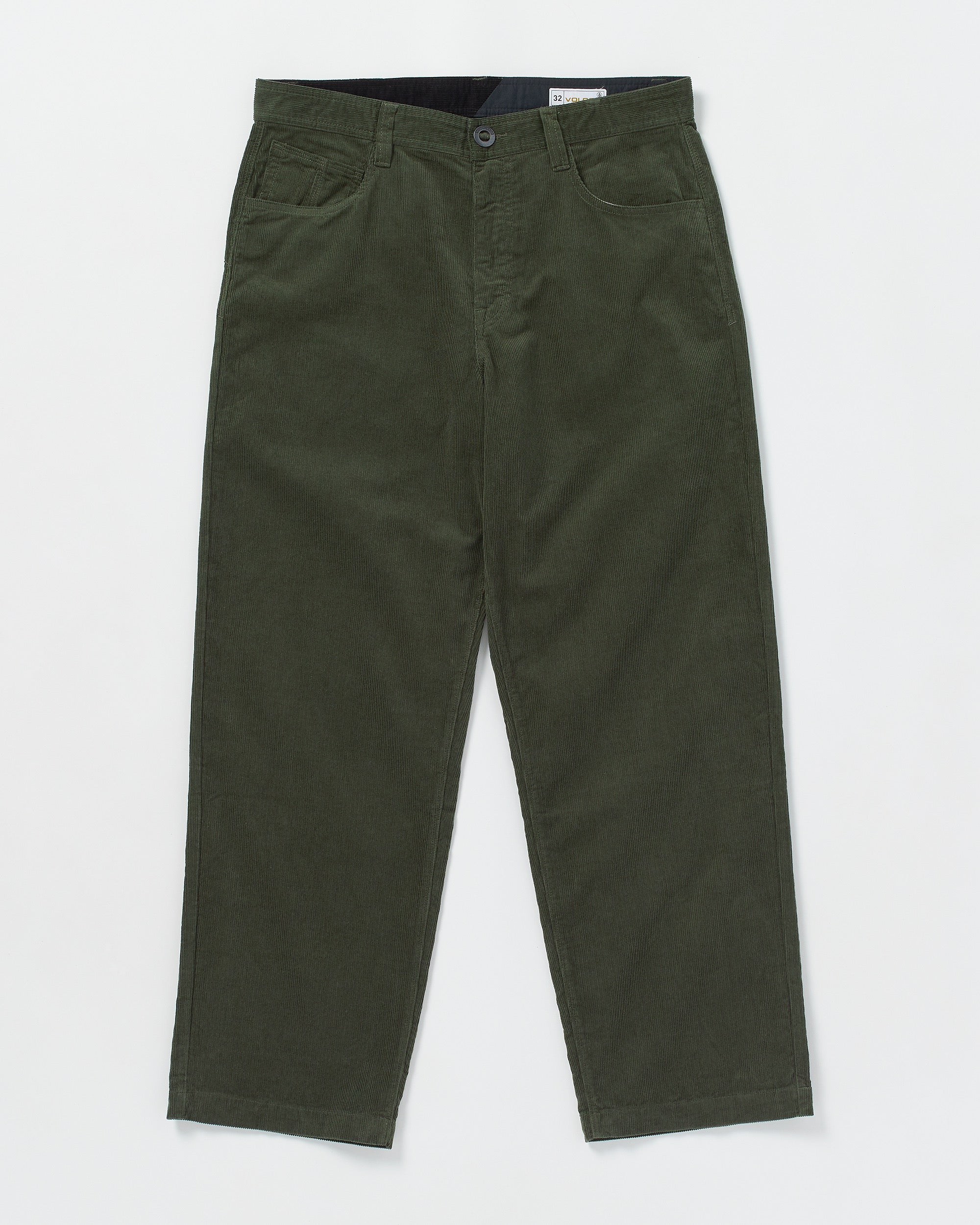 Frickin Loose Tapered Corduroy Pants - Squadron Green | Volcom US