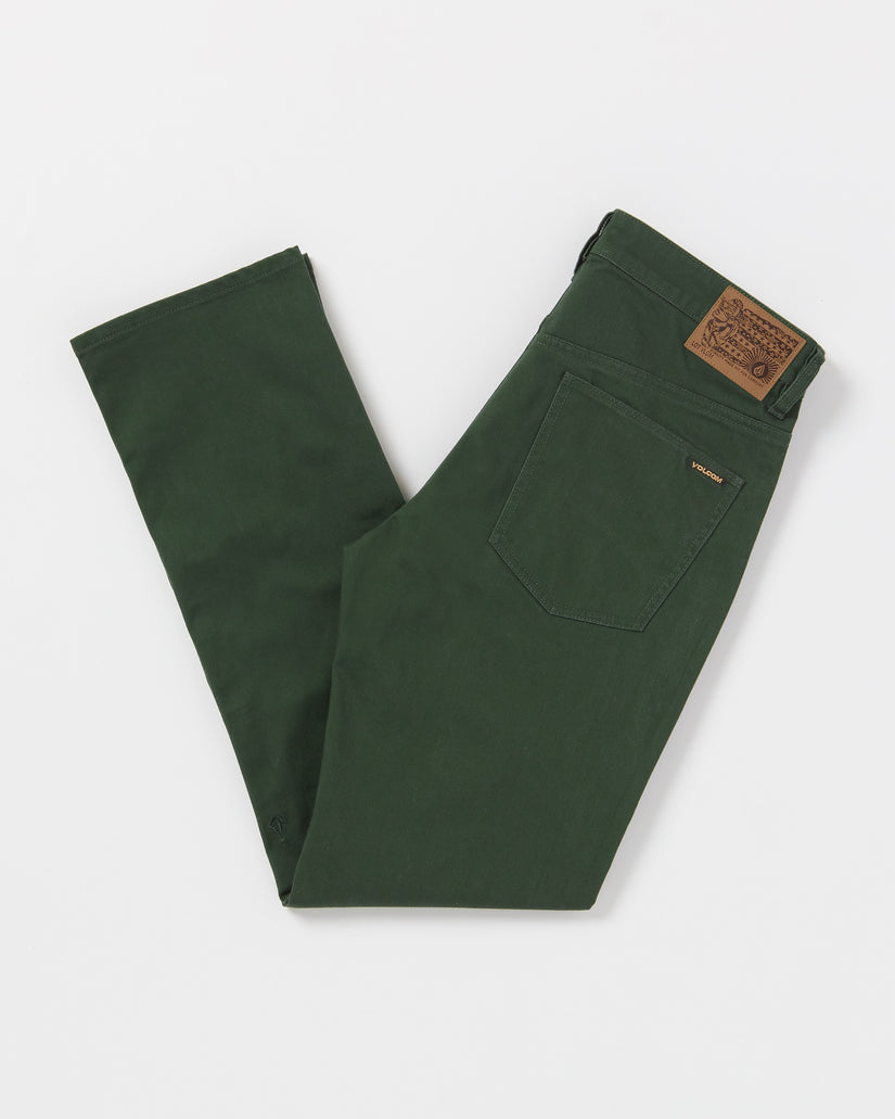 Solver 5 Pocket Slub Pants - Dark Forest