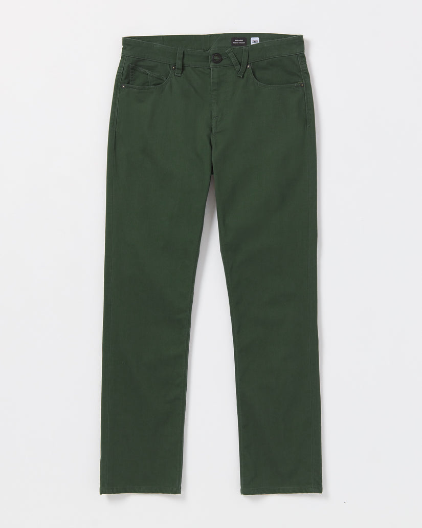 Solver 5 Pocket Slub Pants - Dark Forest