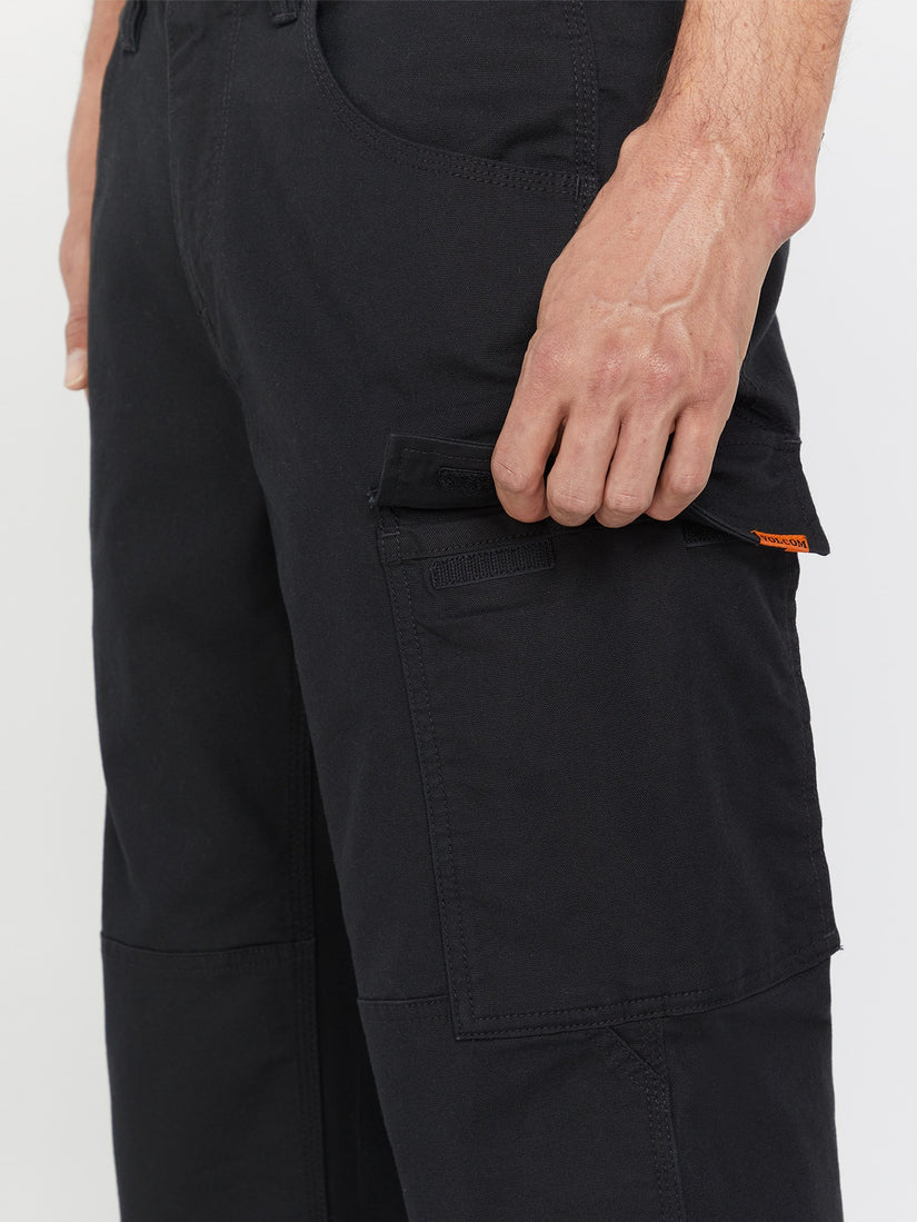 Volcom Workwear Caliper Relaxed Work Pants - Black