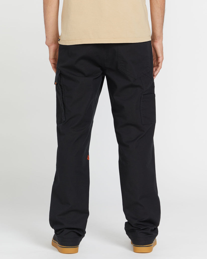 Volcom Workwear Caliper Relaxed Work Pants - Black