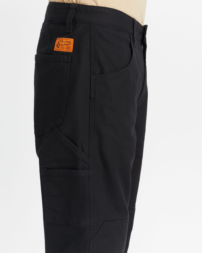 Volcom Workwear Caliper Relaxed Work Pants - Black