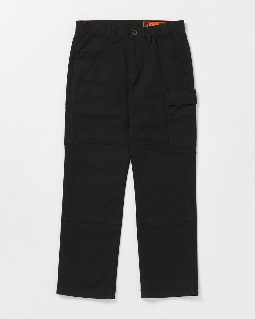 Volcom Workwear Caliper Relaxed Work Pants - Black