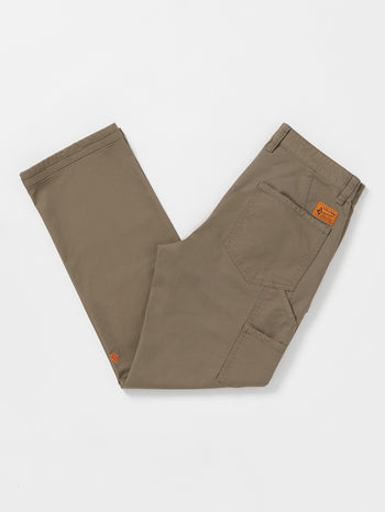 Volcom Workwear Caliper Relaxed Work Pants - Brindle | Volcom US