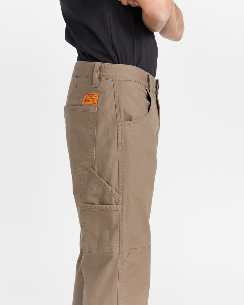 Volcom Workwear Caliper Relaxed Work Pants - Brindle