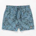 Lido Print Trunks - Stone Blue