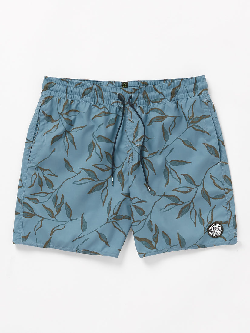 Lido Print Trunks - Stone Blue