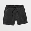 Center Elastic Waist Trunks - Black