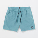 Center Elastic Waist Trunks - Sea Blue