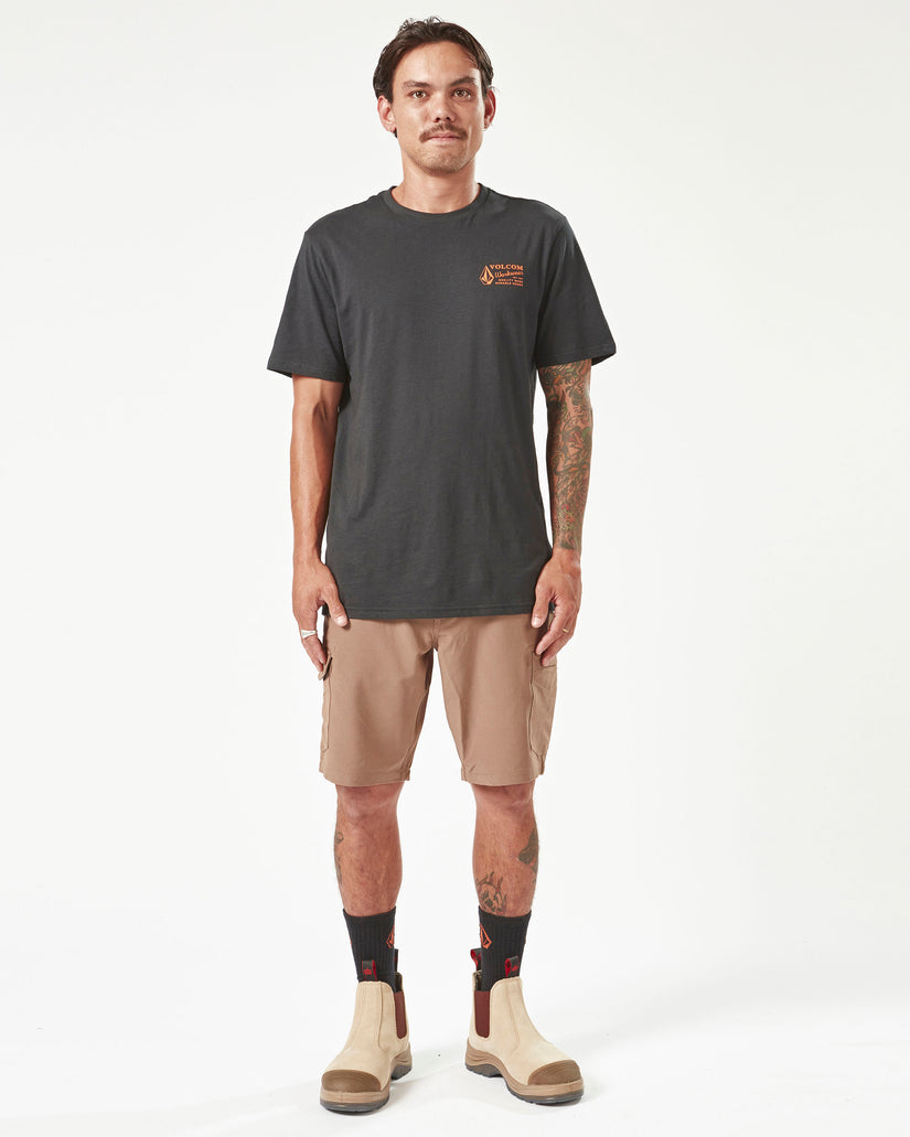 Volcom Workwear Slab Hybrid Shorts - Brindle