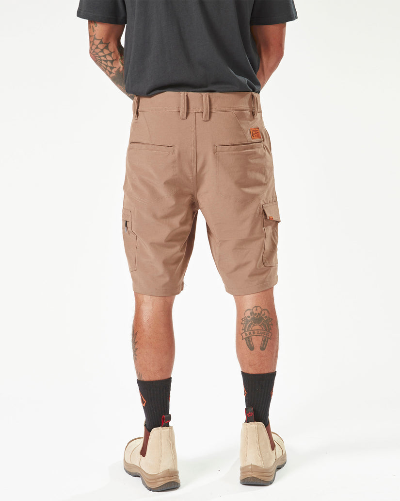 Volcom Workwear Slab Hybrid Shorts - Brindle