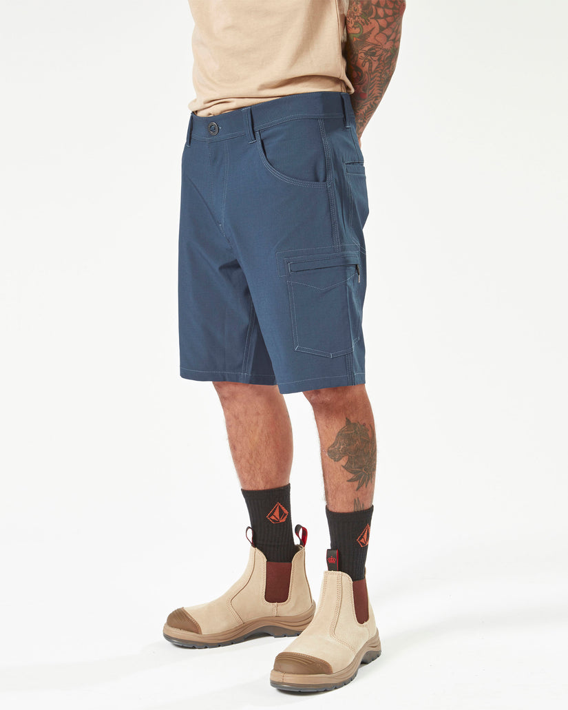 Volcom Workwear Slab Hybrid Shorts - Navy