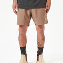 Volcom Workwear Slab Elastic Waist Hybrid Shorts - Brindle