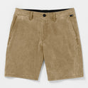 Stone Faded Hybrid Shorts - Dark Khaki