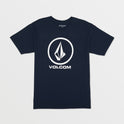 Crisp Stone Short Sleeve Tee - Navy