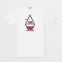 California Short Sleeve Tee - White