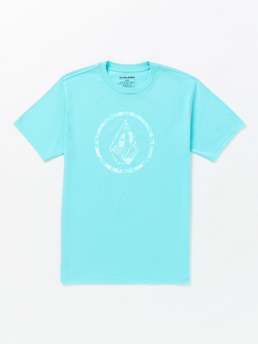 Circle Stone Short Sleeve Tee - Crete Blue