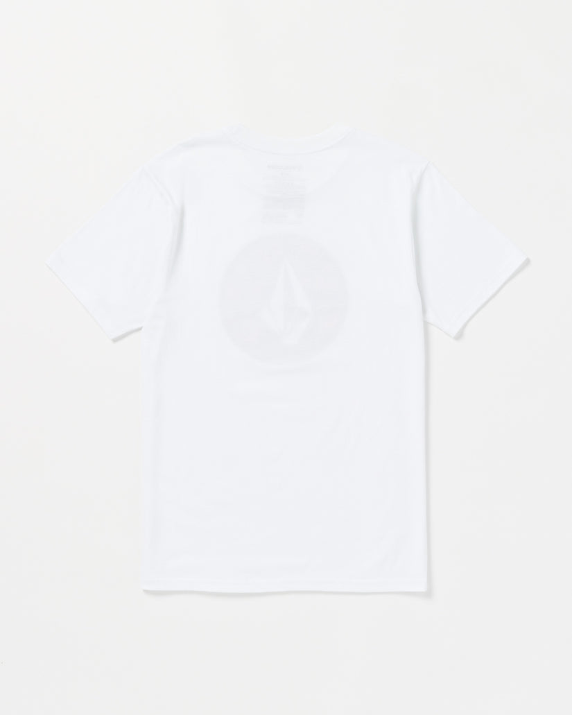 Circle Stone Short Sleeve Tee - White