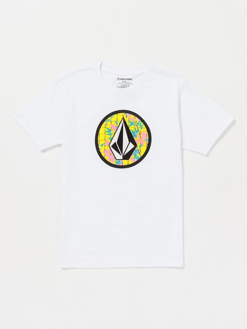 Circle Stone Short Sleeve Tee - White Combo