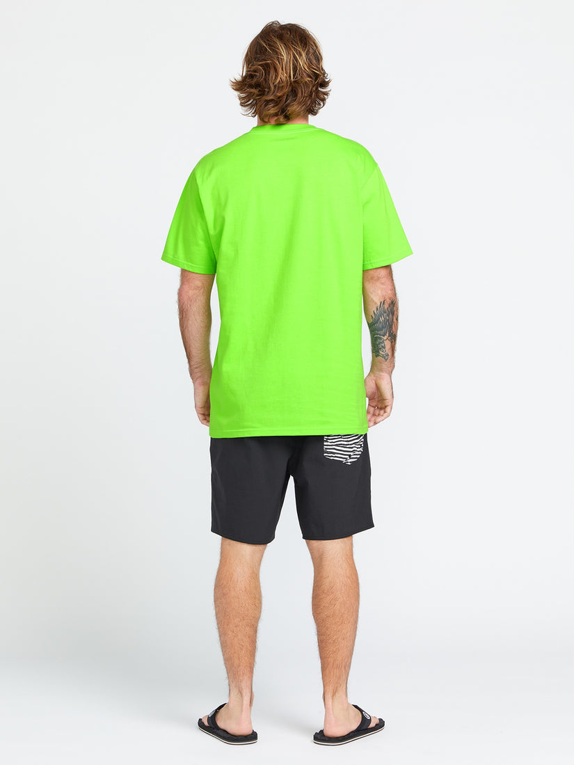 Wow Short Sleeve Tee -  Electric Green